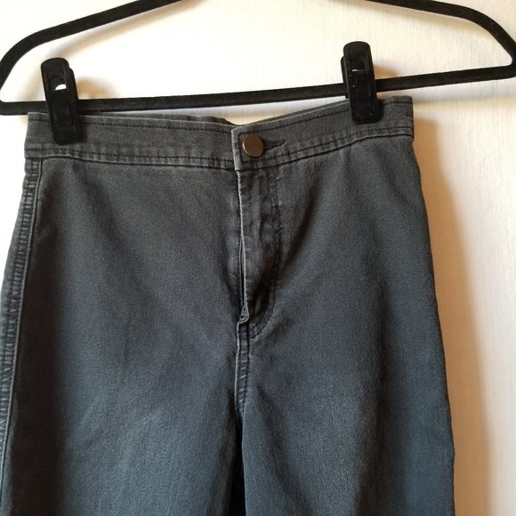 ASOS Black Jeans Distressed Knee Holes Womens Size 26X30 - Picture 8 of 10